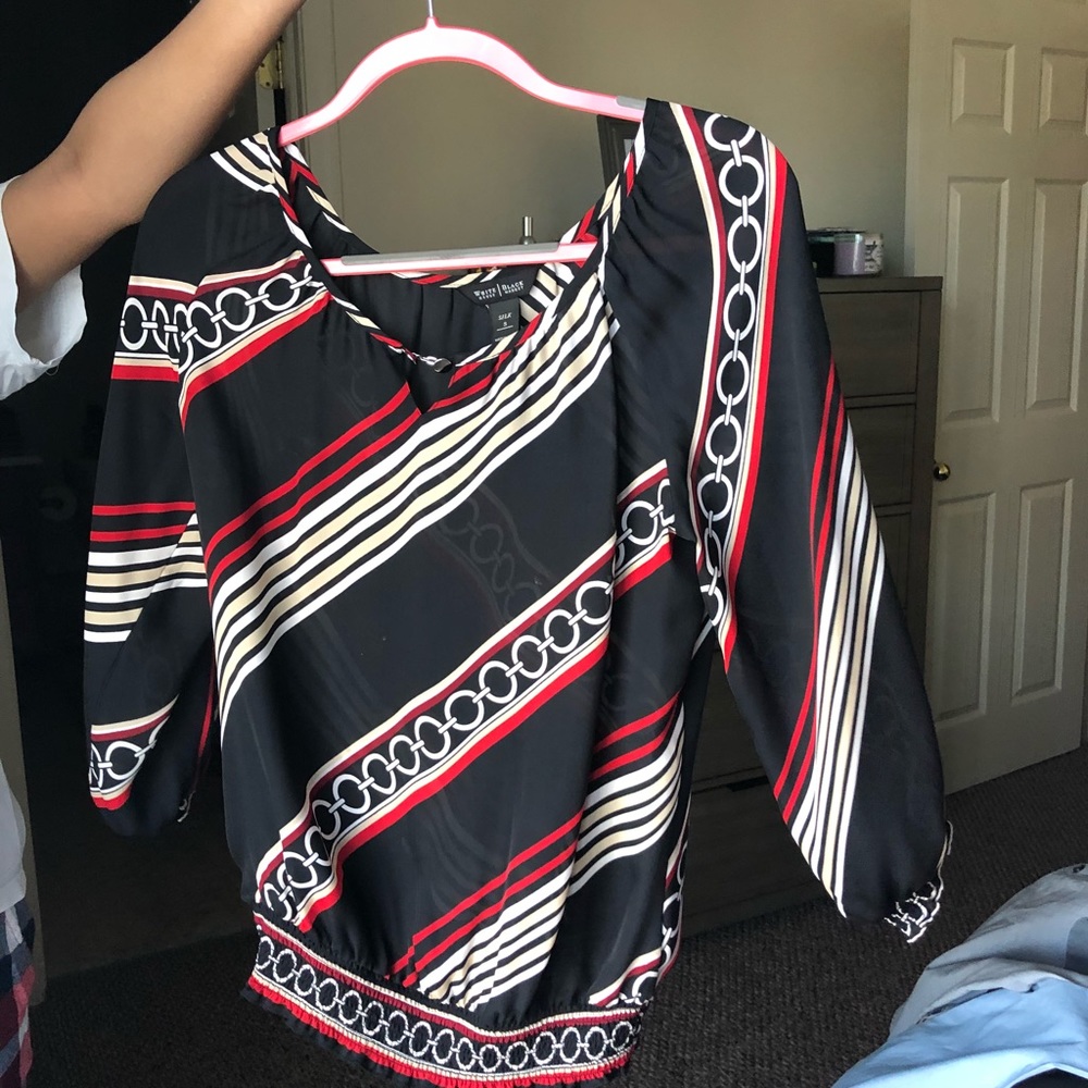 WHBM Silk Blouse